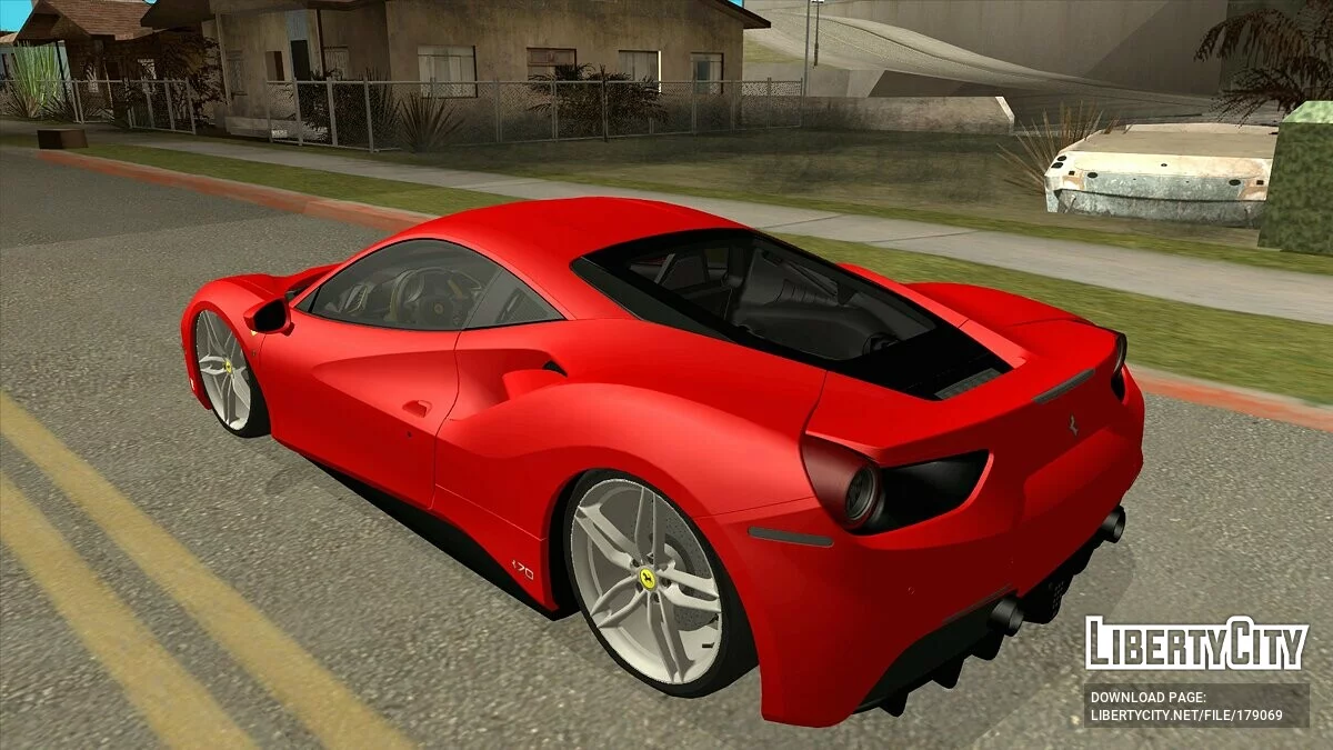 فيراري 488 GTB / GTA سان أندرياس (iOS، أندرويد)