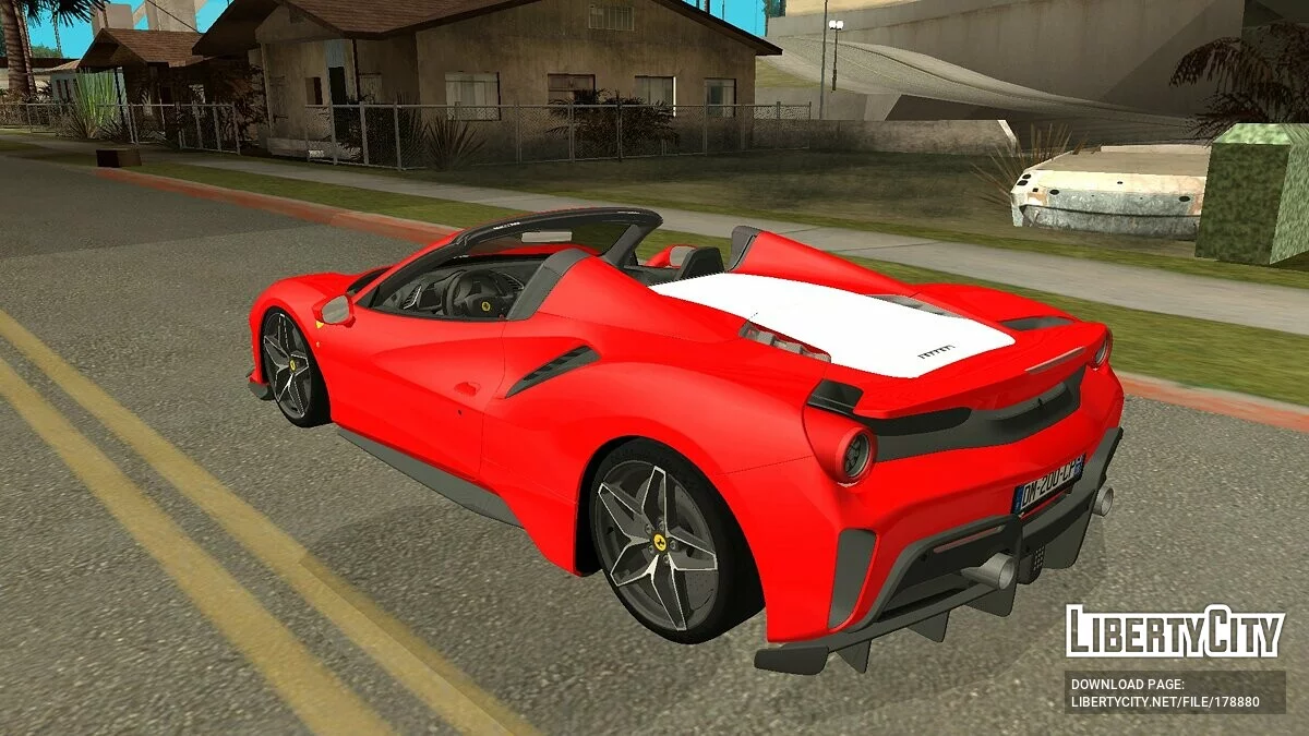 Ferrari 488 Pista / GTA San Andreas (iOS, Android)