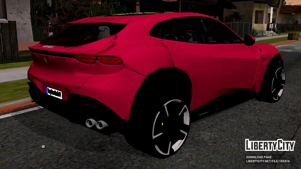 Ferrari Purosangue  2023 (Only DFF) / GTA San Andreas (iOS, Android)