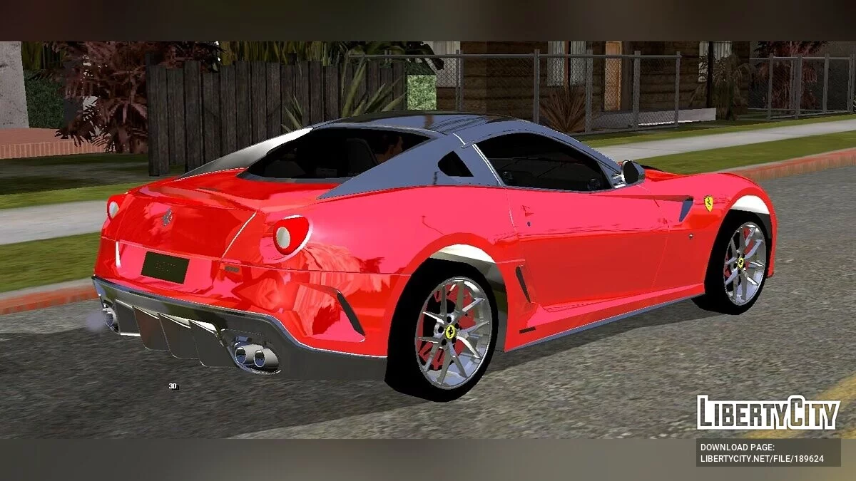 Ferrari 599 GTO (Only DFF) / GTA San Andreas (iOS, Android)
