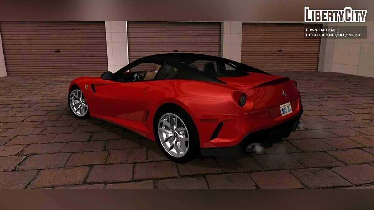 2011 Ferrari 599 GTO / GTA San Andreas (iOS, Android)
