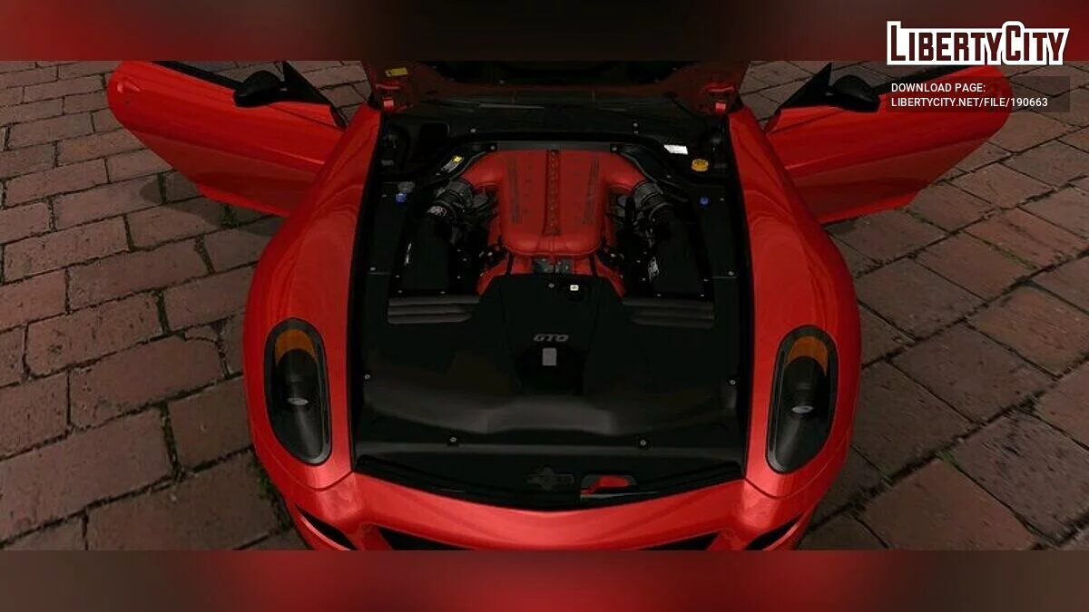 2011 Ferrari 599 GTO / GTA San Andreas (iOS, Android)