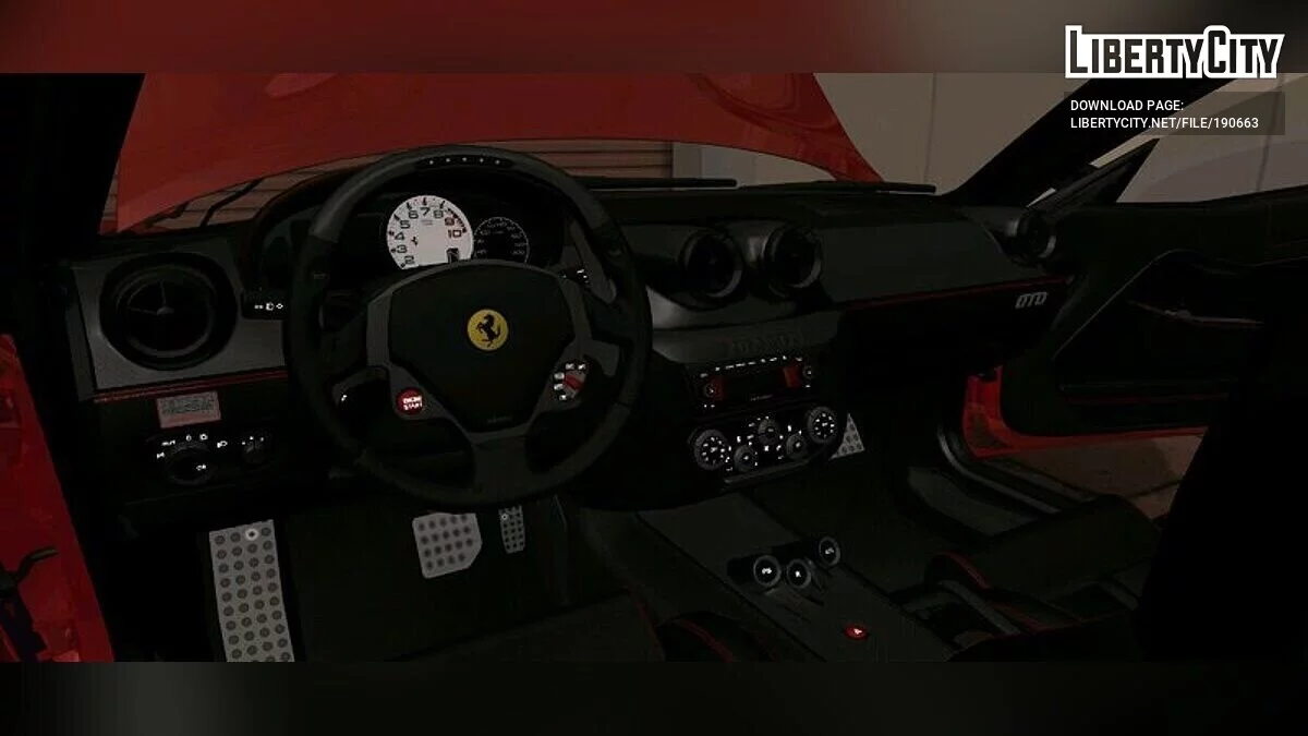 2011 Ferrari 599 GTO / GTA San Andreas (iOS, Android)