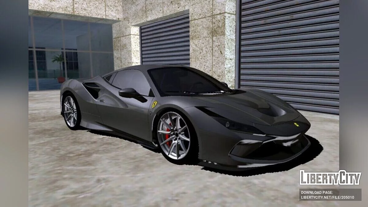 Ferrari F8 Tributo '20 (тільки DFF) / GTA San Andreas (iOS, Android)