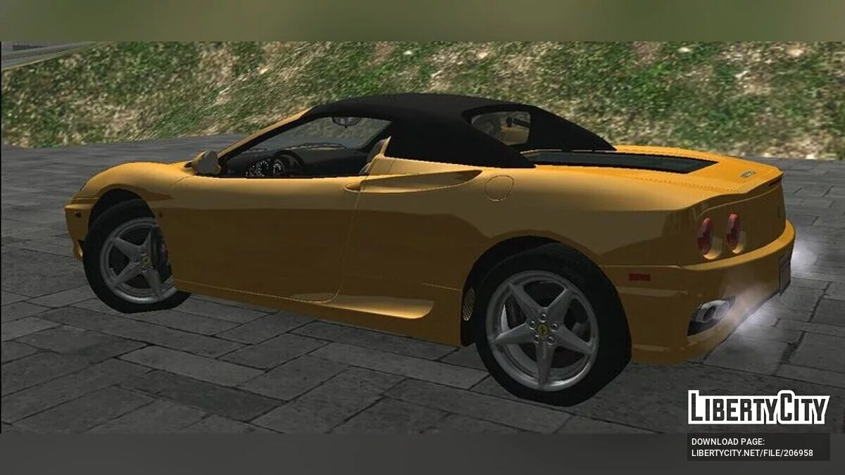 Ferrari 360 Spider US Spec 2000 / GTA San Andreas (iOS, Android)