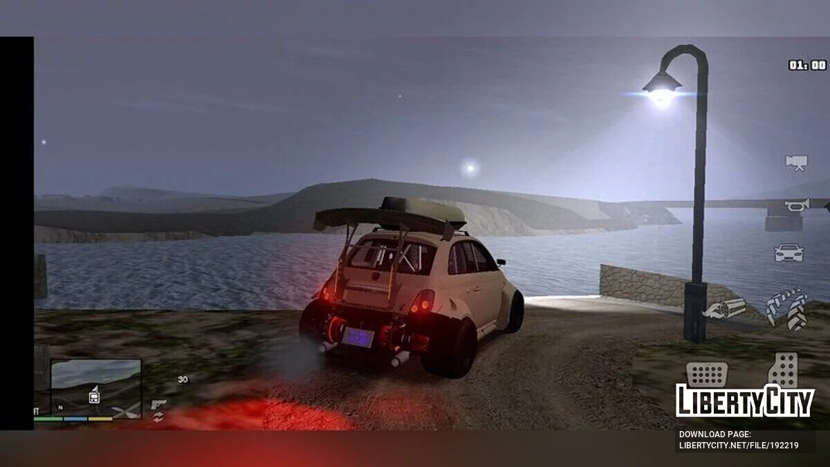 Abarth 500 Twin Turbo / GTA سان أندرياس (iOS، أندرويد)