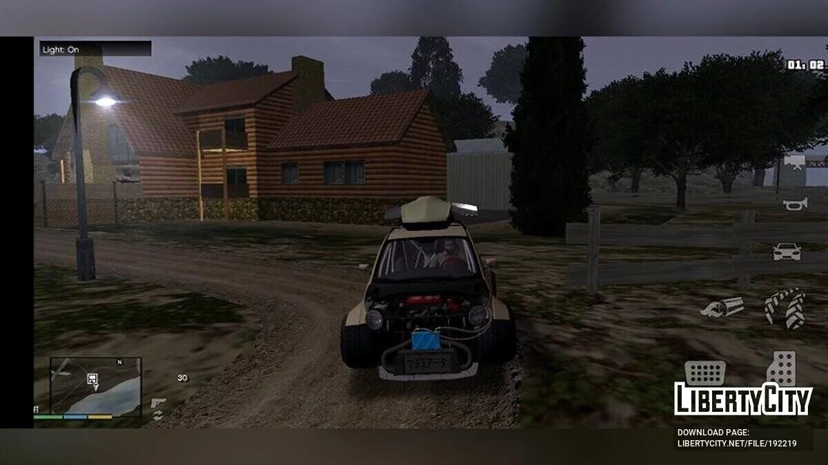 Abarth 500 Twin Turbo / GTA سان أندرياس (iOS، أندرويد)