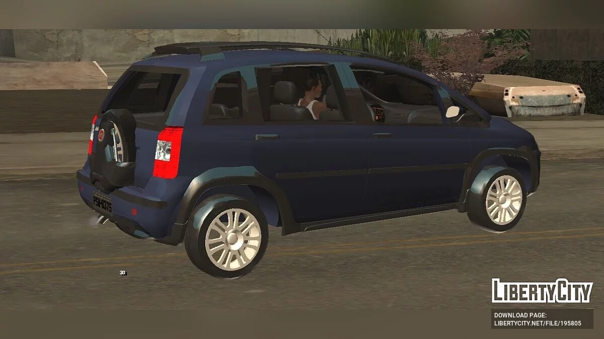 Fiat Idea Adventure 2007 (solo DFF) / GTA San Andreas (iOS, Android)