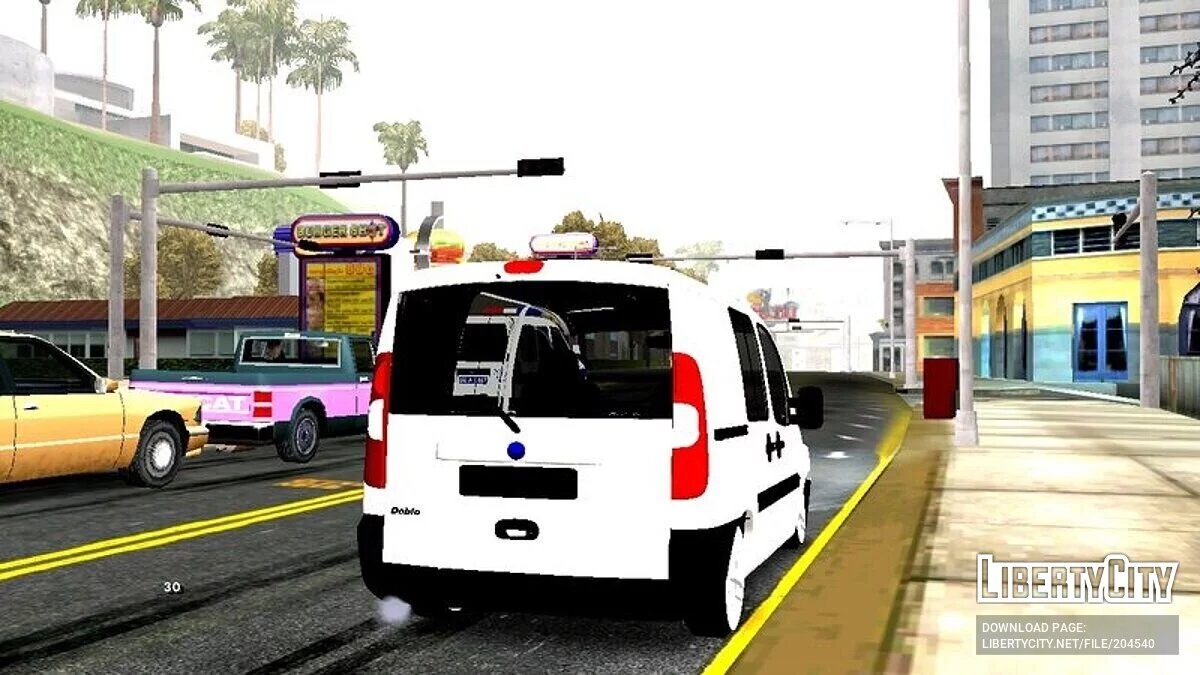 Fiat Doblo (Only DFF) / GTA San Andreas (iOS, Android)