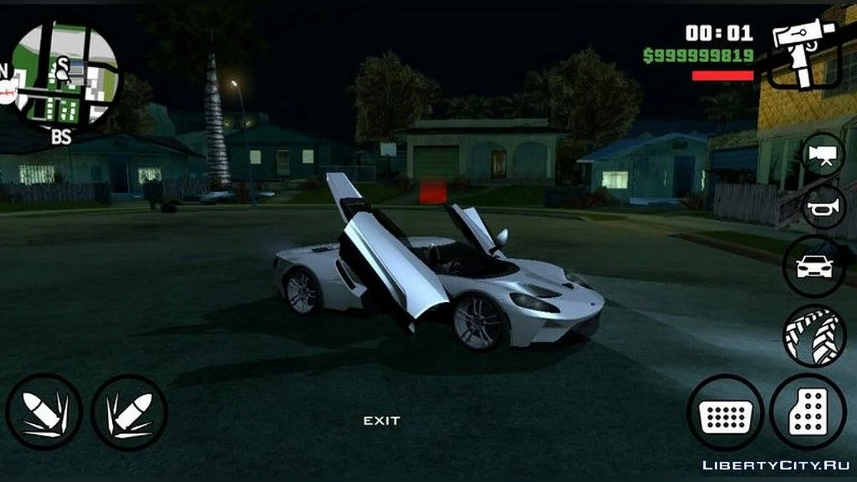 Ford GT 2017 / GTA San Andreas (iOS, Android)