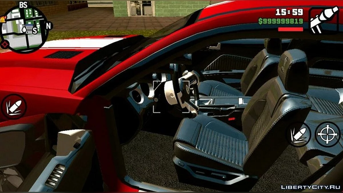 Ford Mustang GT500 Super Snake / GTA San Andreas (iOS, Android)