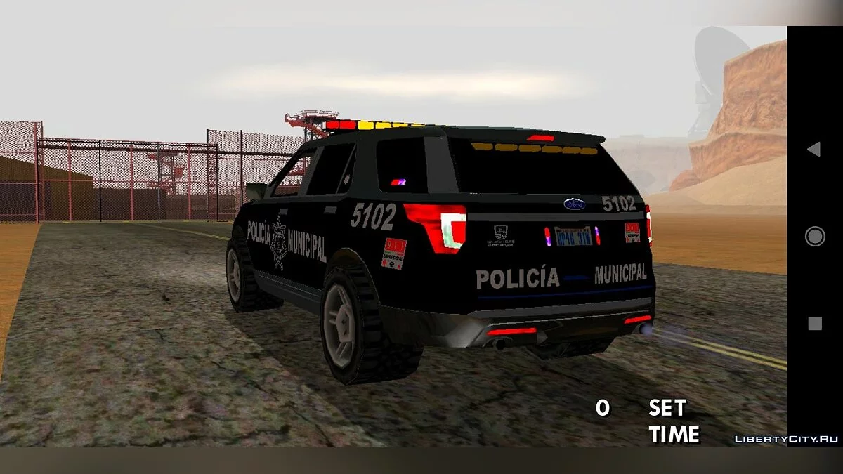 Ford Explorer Polisi (Hanya Dff) / GTA San Andreas (iOS, Android)