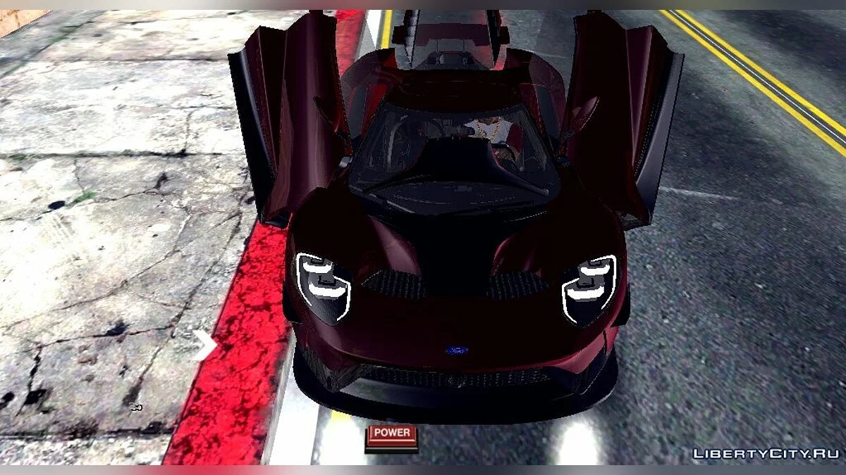 فورد جي تي 2017 (DFF فقط) / GTA سان أندرياس (iOS، أندرويد)