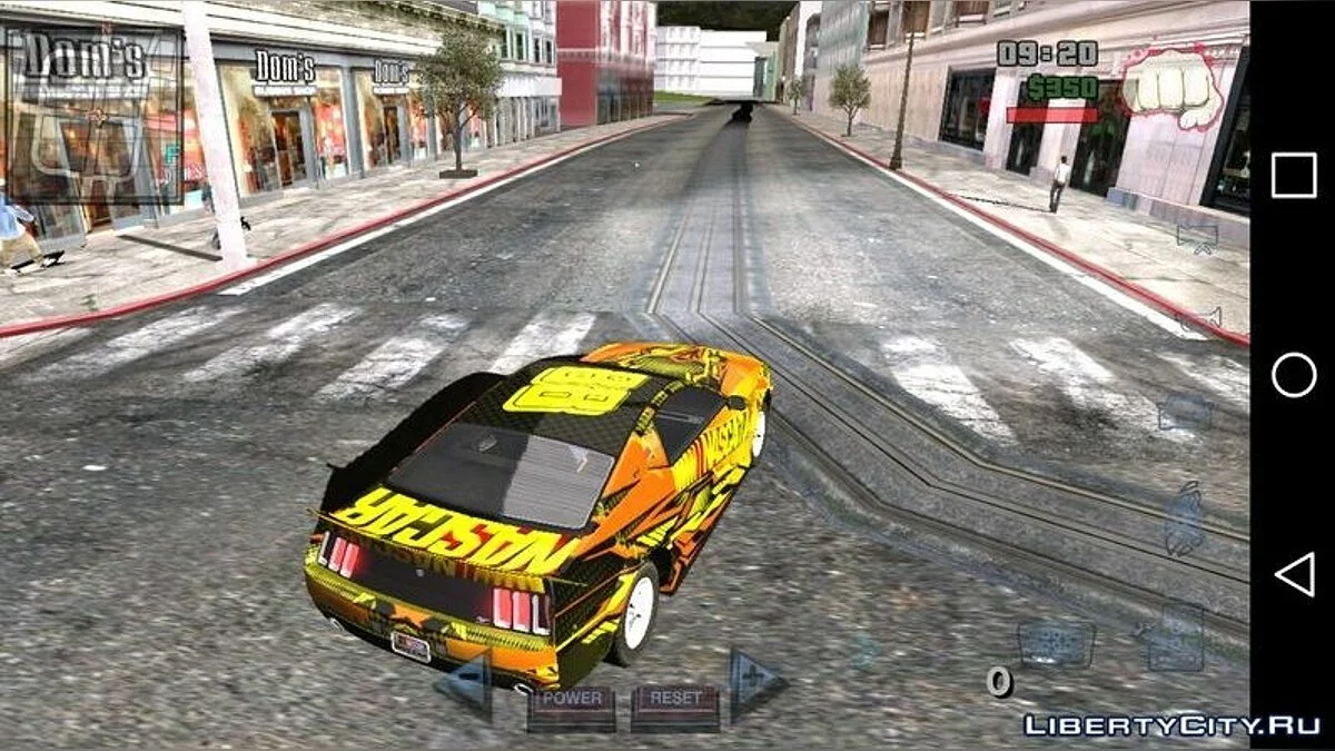 Ford Mustang Nascar PJ / GTA San Andreas (iOS, Android)