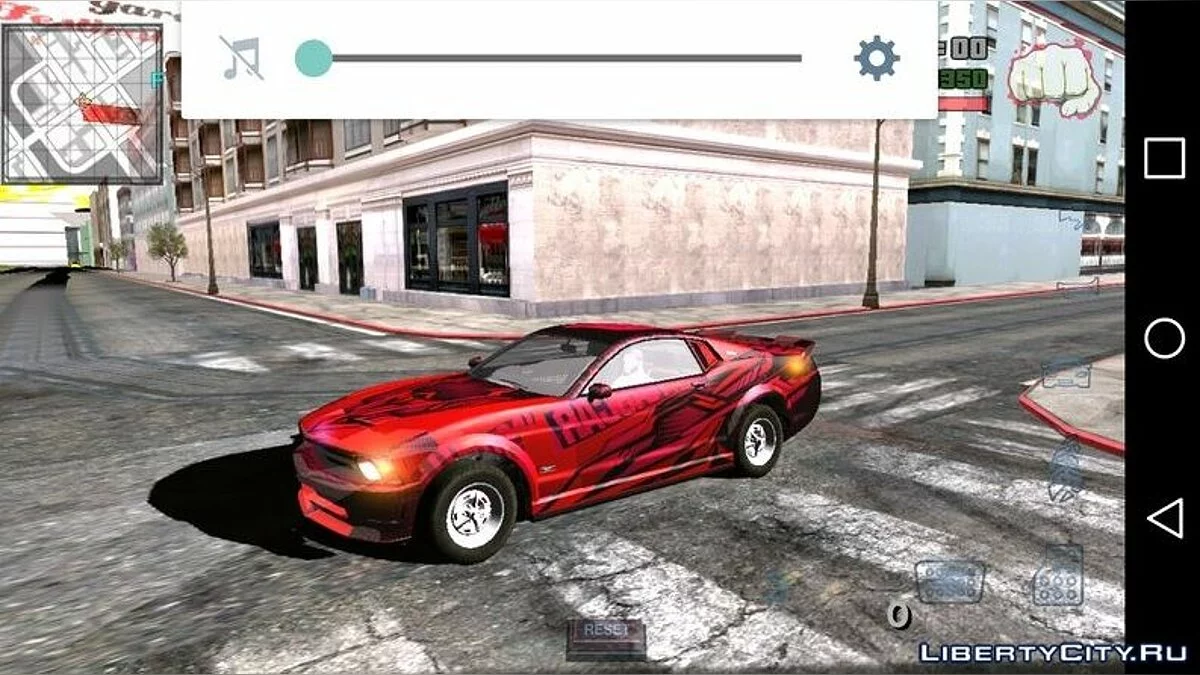Ford Mustang Nascar PJ / GTA San Andreas (iOS, Android)
