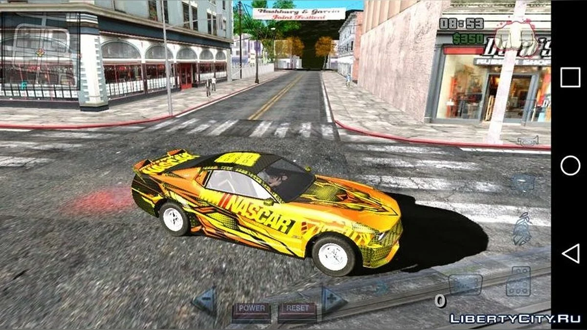 Ford Mustang Nascar PJ / GTA San Andreas (iOS, Android)