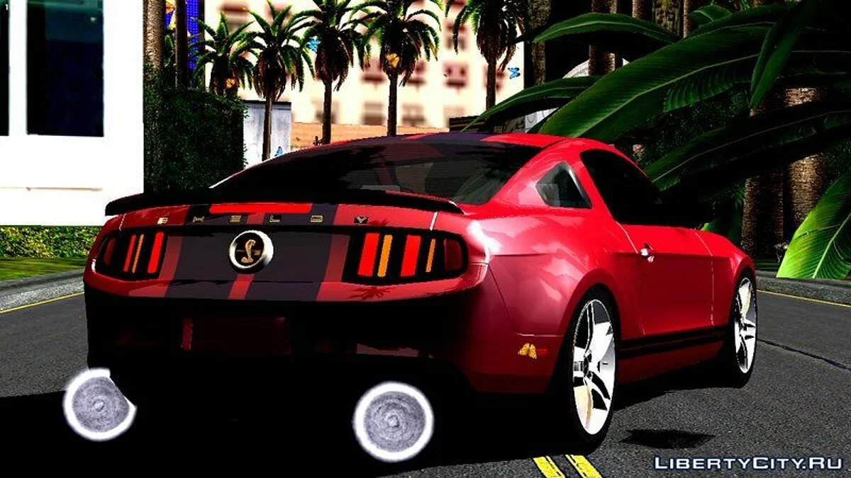 Ford Mustang Shelby GT500 / GTA San Andreas (iOS, Android)