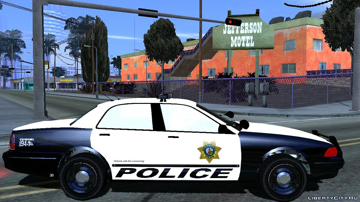 Скачать 2005 Ford Crown Victoria Police Interceptor Для GTA San.