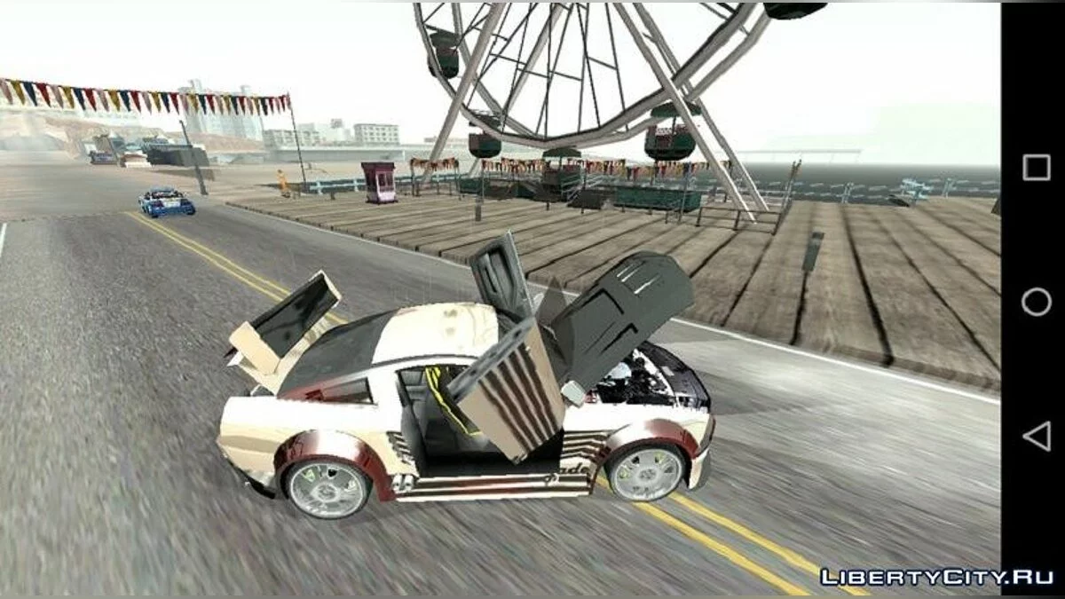 Ford Mustang GT (Jewels - #8 Blacklist) dari NFS MW / GTA San Andreas (iOS, Android)