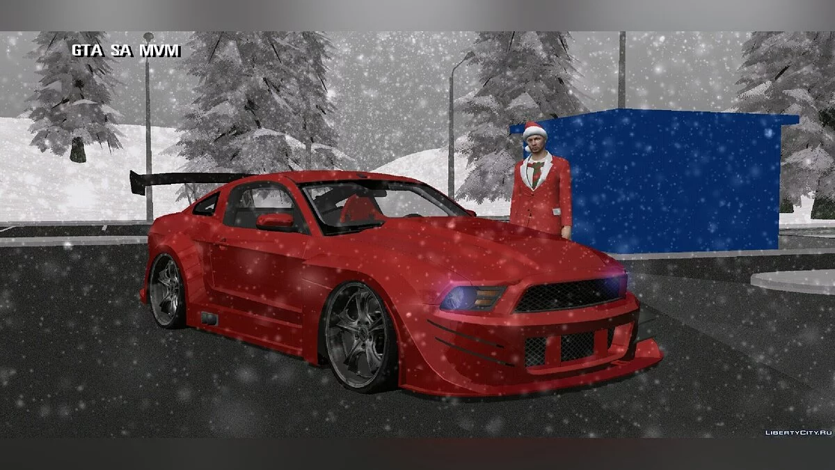 Mustang GT + vinyls / GTA San Andreas (iOS, Android)