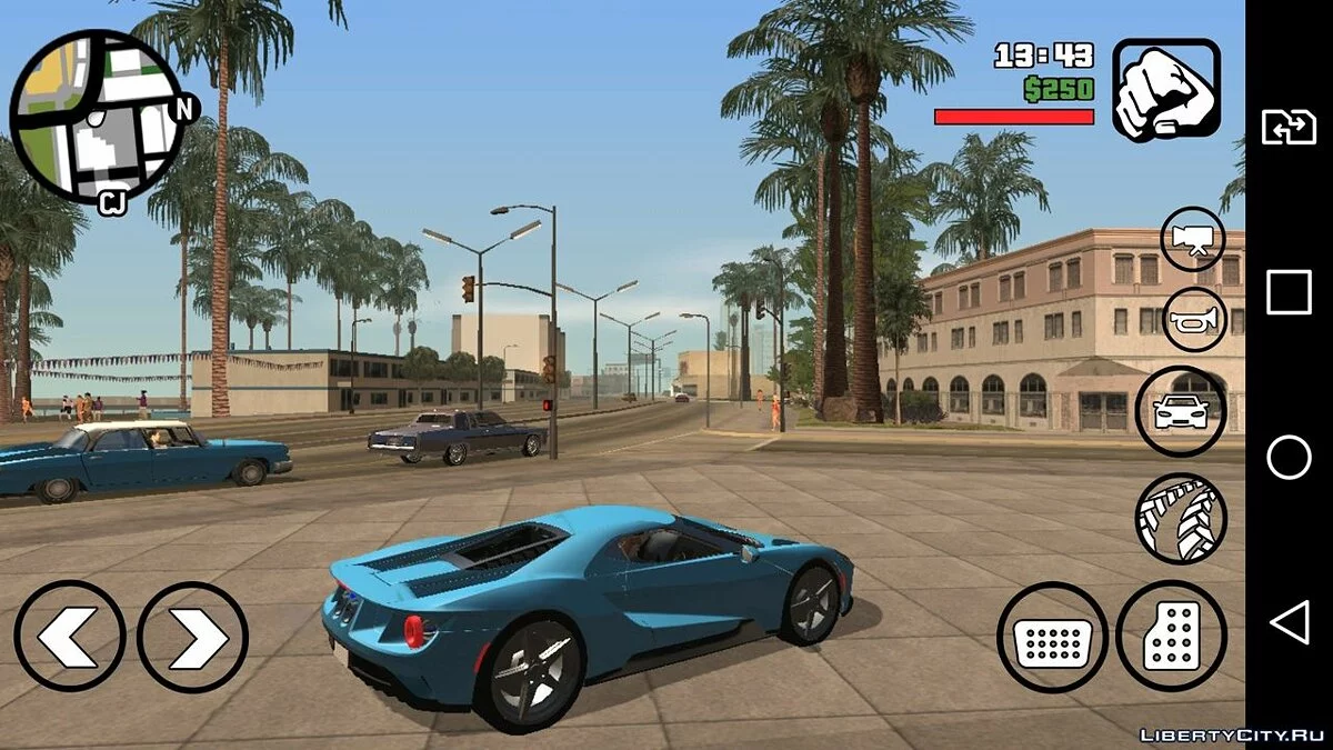 Ford GT II 2016 (только DFF) / GTA San Andreas (iOS, Android)