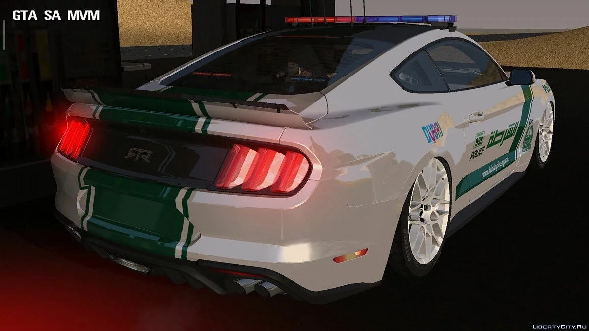 Ford Mustang GT شرطة عربية / GTA سان أندرياس (iOS، أندرويد)