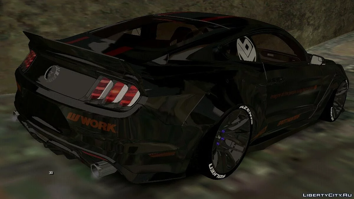 2015 Ford Mustang GT Liberty Walk / GTA San Andreas (iOS, Android)