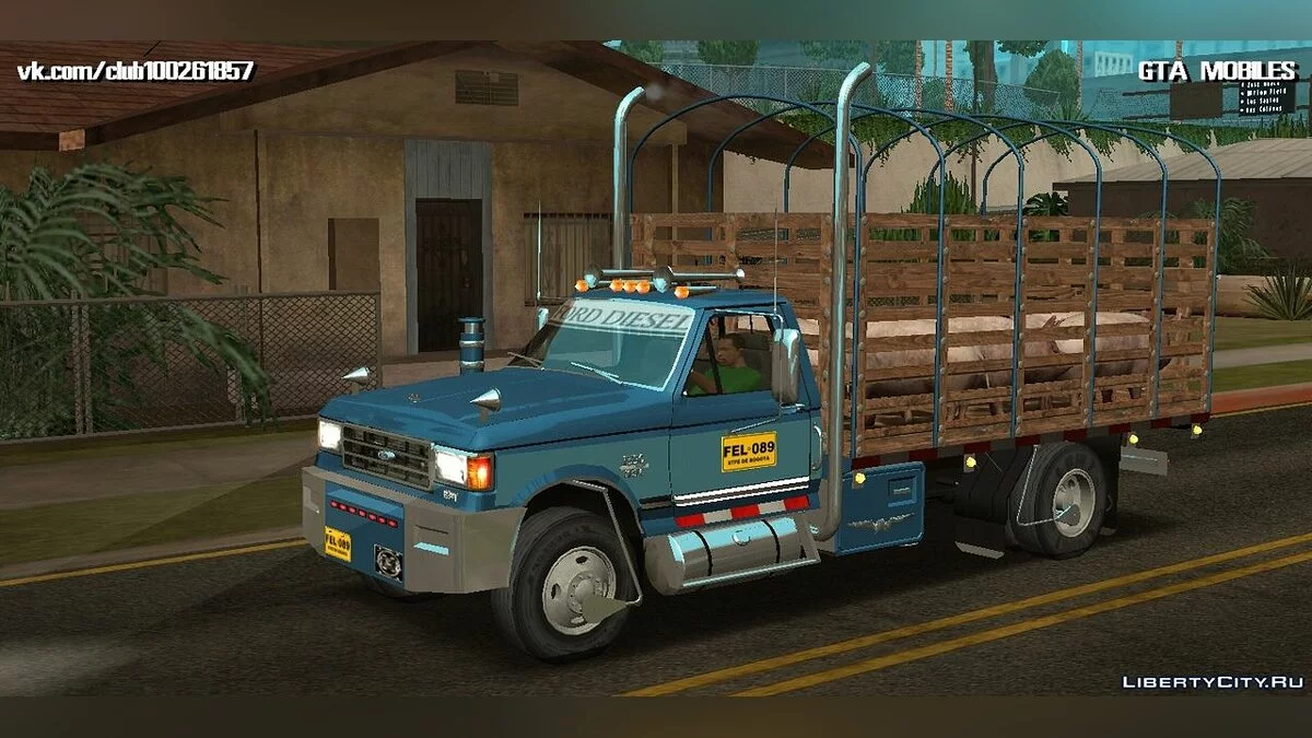 Ford F-350 com Caçamba / GTA San Andreas (iOS, Android)