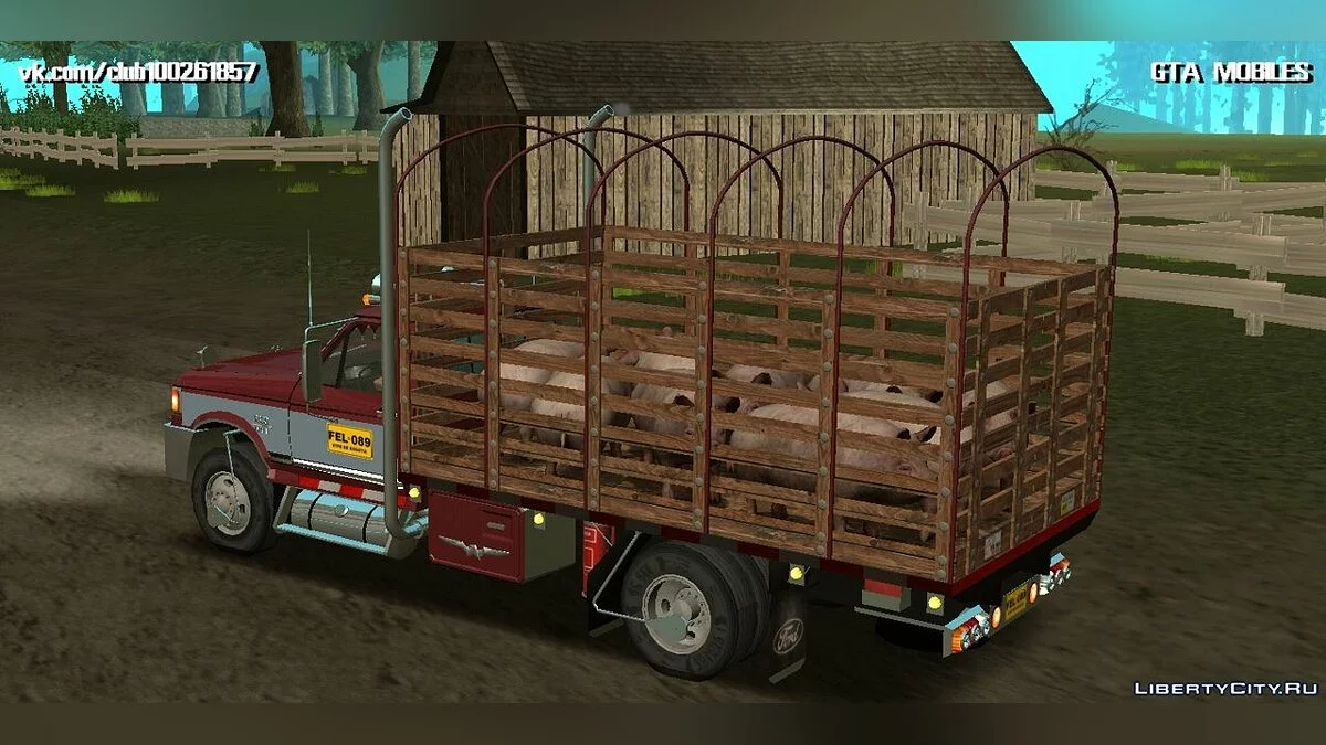 Ford F-350 com Caçamba / GTA San Andreas (iOS, Android)