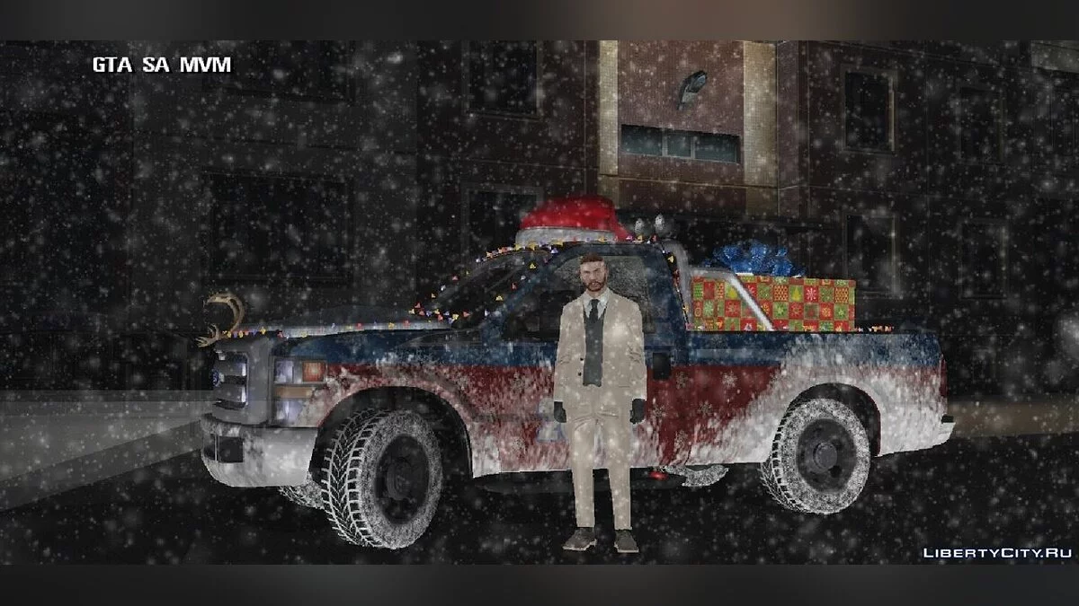 فورد F-350 إصدار الشتاء / GTA سان أندرياس (iOS، أندرويد)
