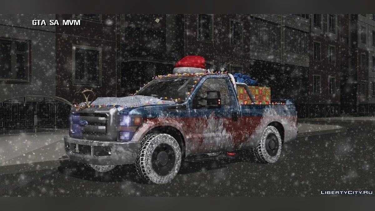 فورد F-350 إصدار الشتاء / GTA سان أندرياس (iOS، أندرويد)