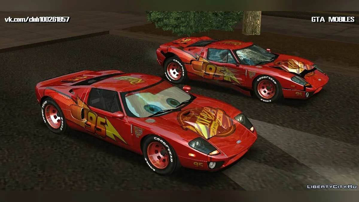 فورد جي تي + ماكوين / GTA سان أندرياس (iOS، أندرويد)