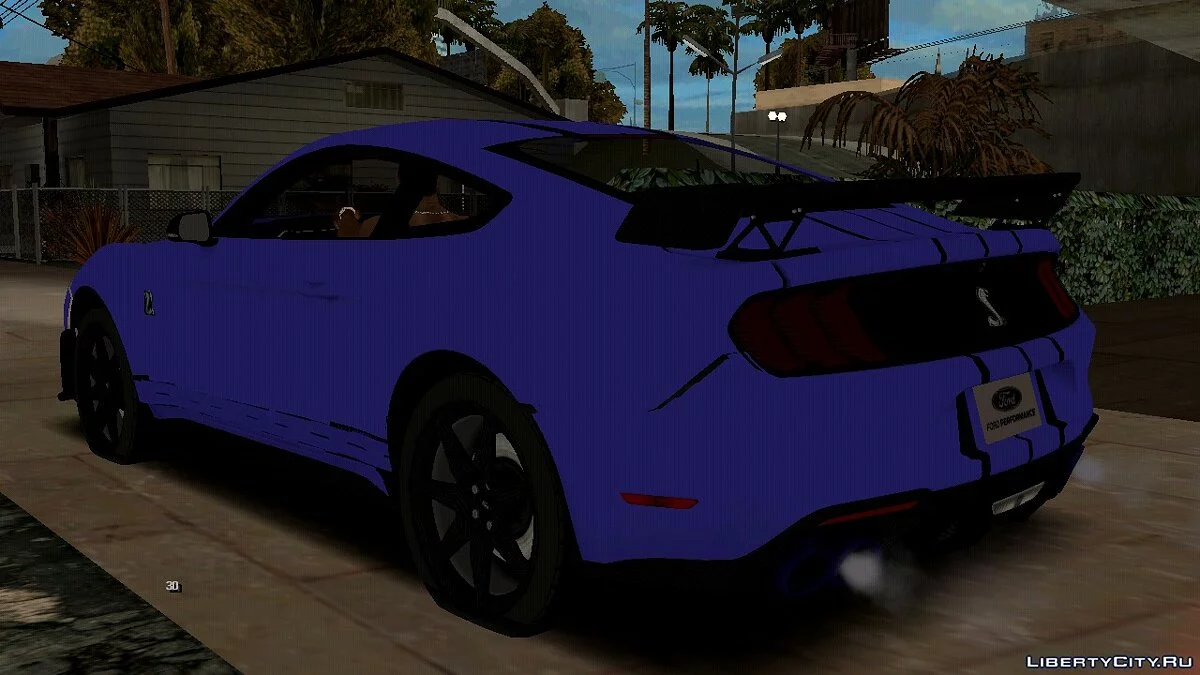2020 فورد موستانج شيلبي GT500 / GTA سان أندرياس (iOS، أندرويد)