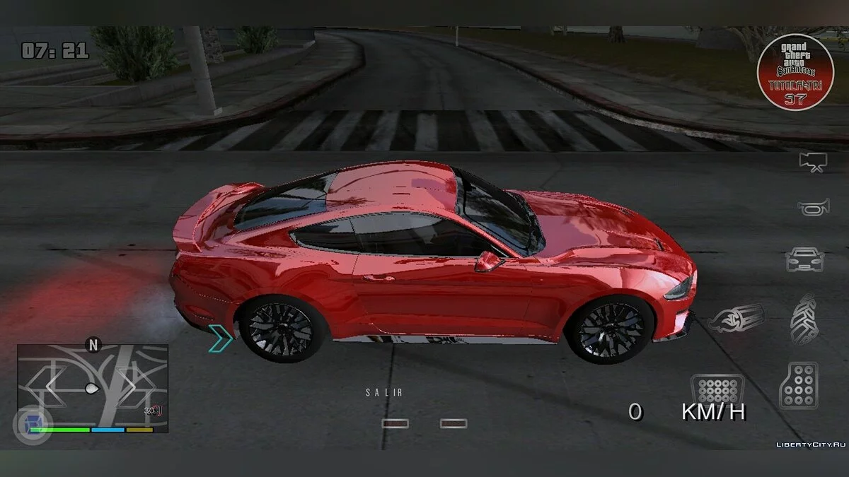 فورد موستانغ جي تي 2019 / GTA سان أندرياس (iOS، أندرويد)