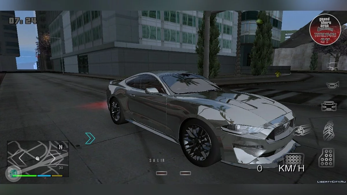 فورد موستانغ جي تي 2019 / GTA سان أندرياس (iOS، أندرويد)