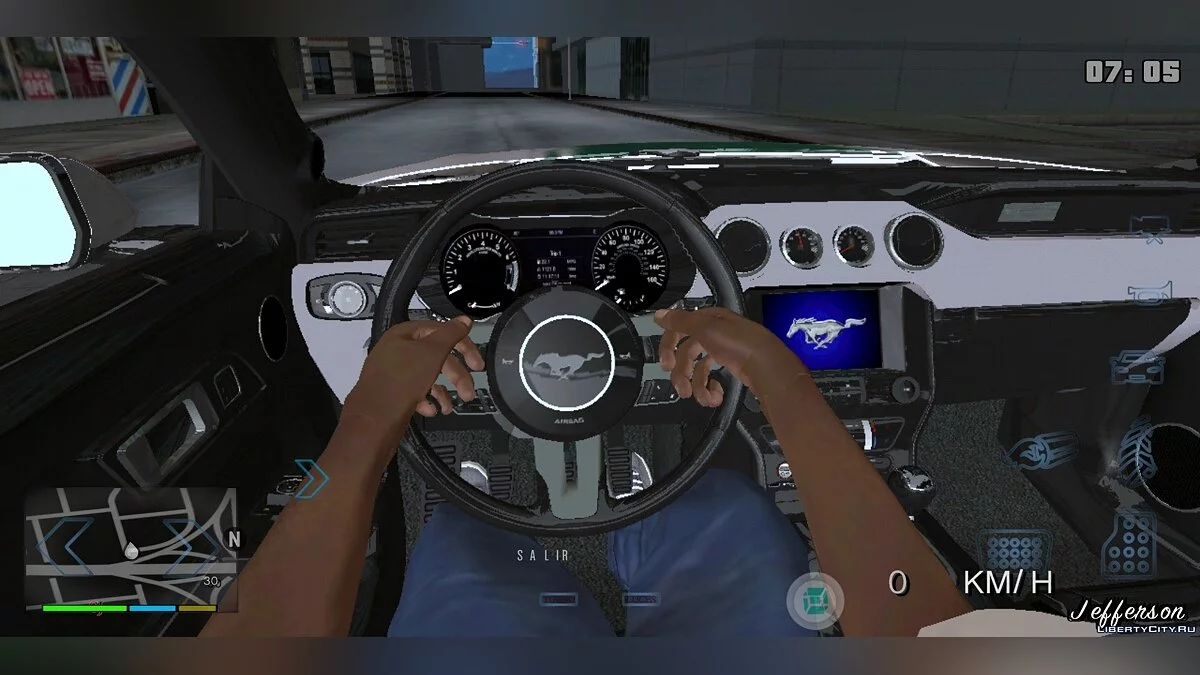 فورد موستانج جي تي شرطة دبي 2019 / GTA سان أندرياس (iOS، أندرويد)