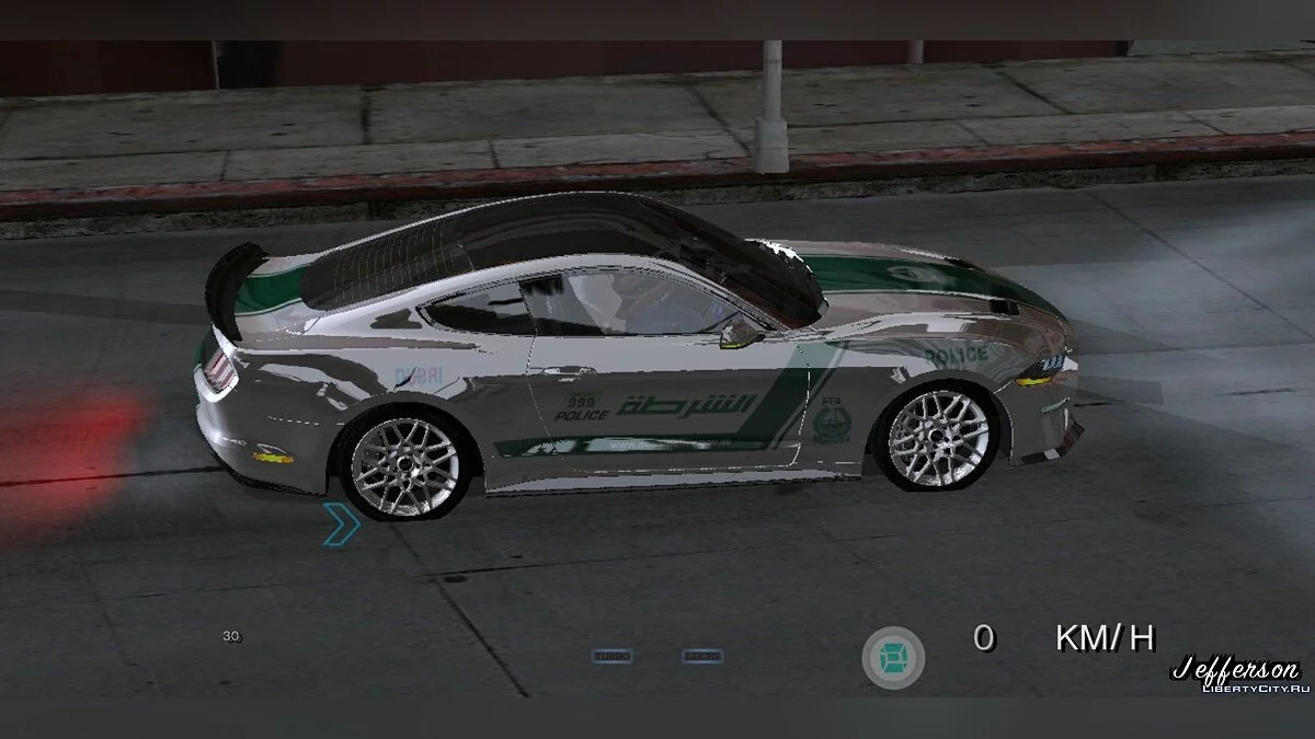 فورد موستانج جي تي شرطة دبي 2019 / GTA سان أندرياس (iOS، أندرويد)