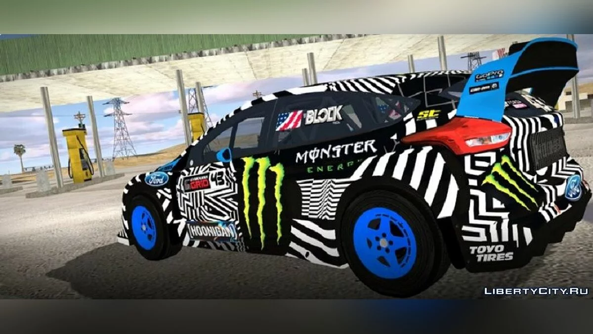 Ford Focus RS RX [Gymkhana 9] / GTA San Andreas (iOS, Android)