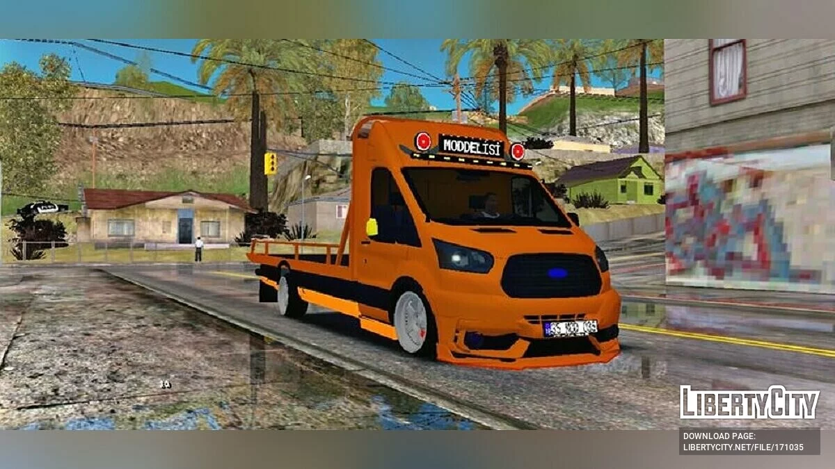 Ford Transi̇t Cekici (DFF فقط) / GTA سان أندرياس (iOS، أندرويد)