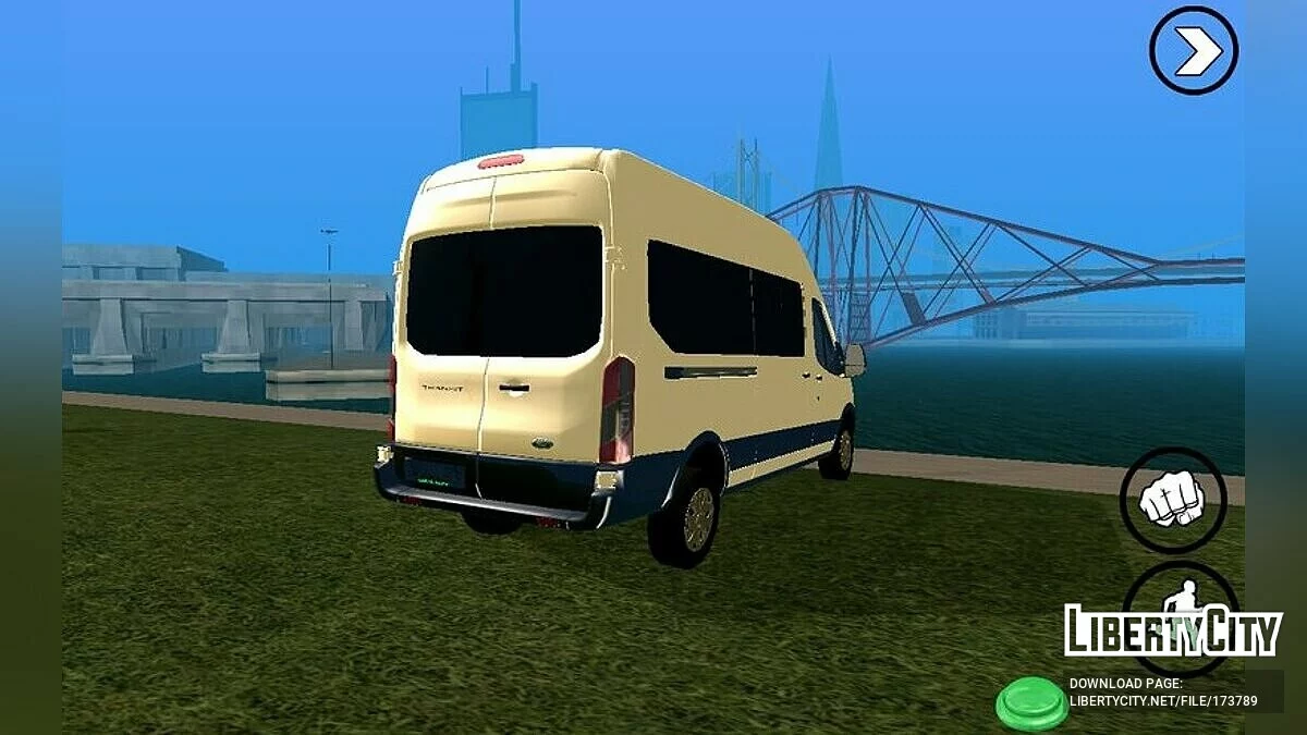 Ford Transit Sivil Polis / GTA San Andreas (iOS, Android)