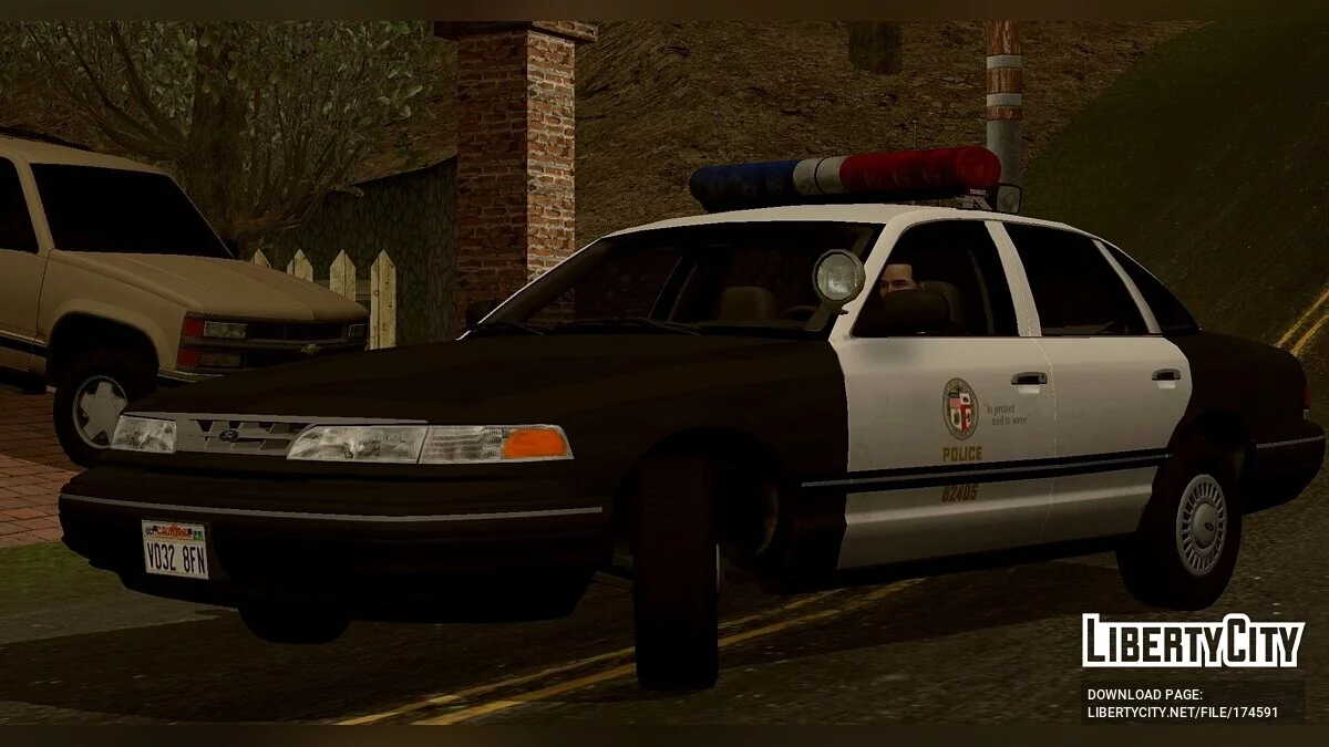 Ford Crown Victoria \'96 L.A.P.D. Interceptor / GTA San Andreas (iOS, Android)