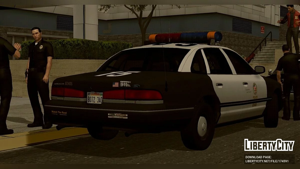Ford Crown Victoria \'96 L.A.P.D. Interceptor / GTA San Andreas (iOS, Android)