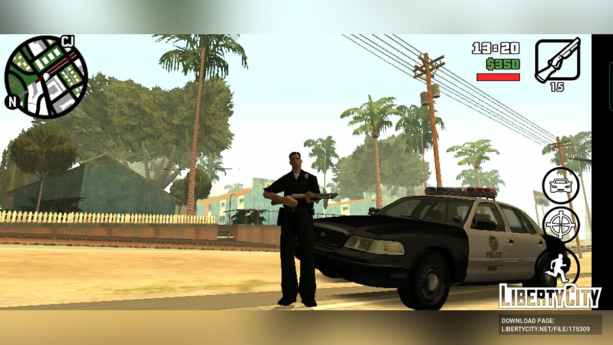 Скачать LAPD Ford Crown Victoria 2003 Для GTA San Andreas (IOS.