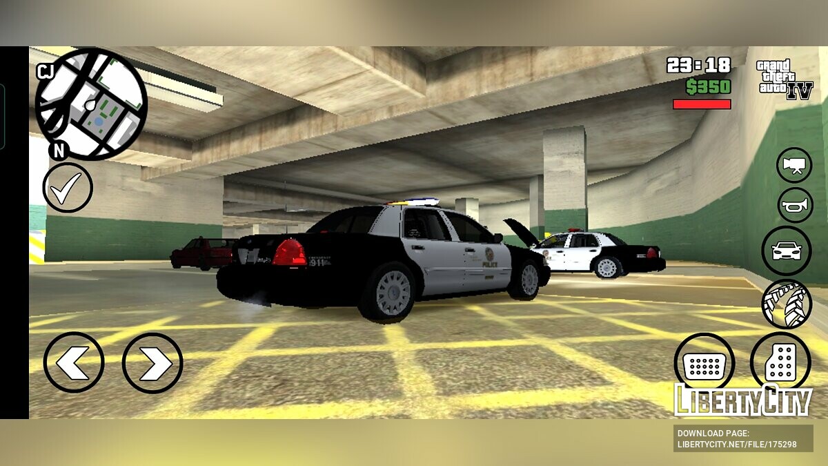 Download LAPD Ford Crown Victoria 2007 for GTA San Andreas (iOS, Android)