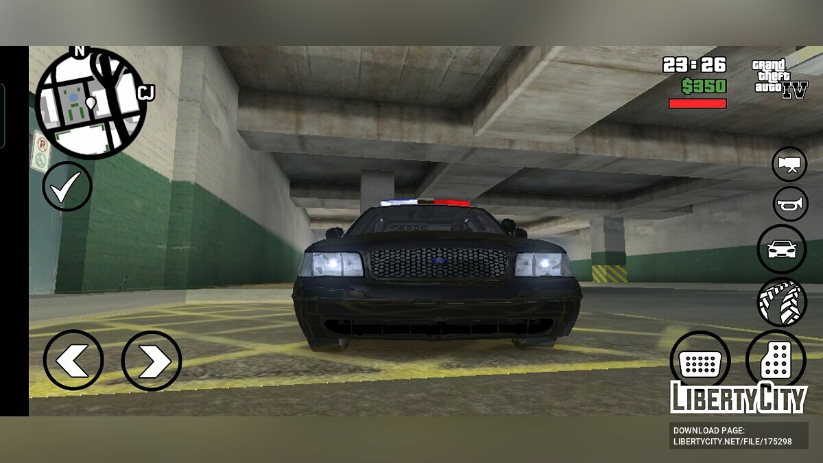 Download LAPD Ford Crown Victoria 2007 for GTA San Andreas (iOS, Android)