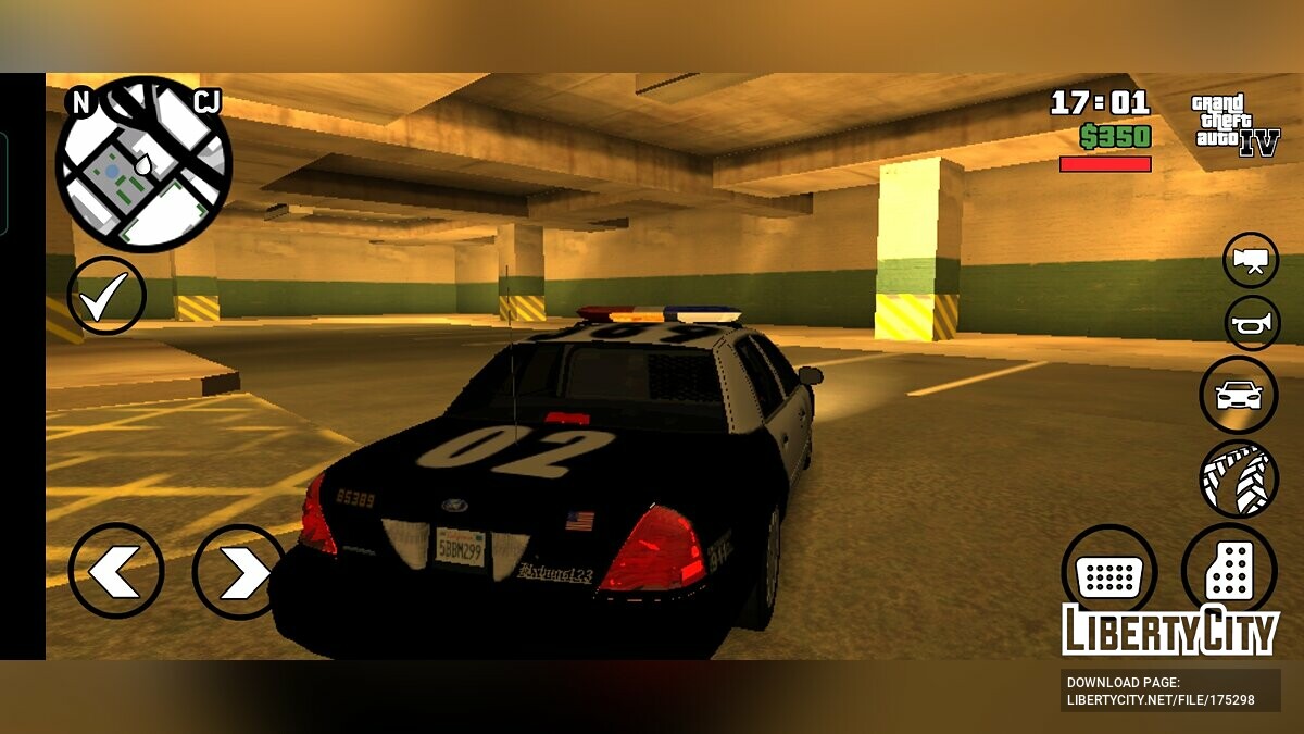 Download LAPD Ford Crown Victoria 2007 for GTA San Andreas (iOS, Android)