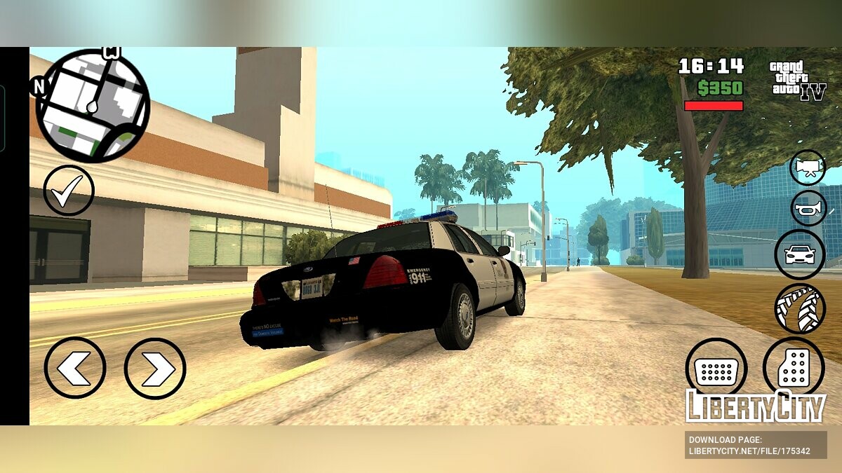 Download LAPD Ford Crown Victoria 2007 for GTA San Andreas (iOS, Android)