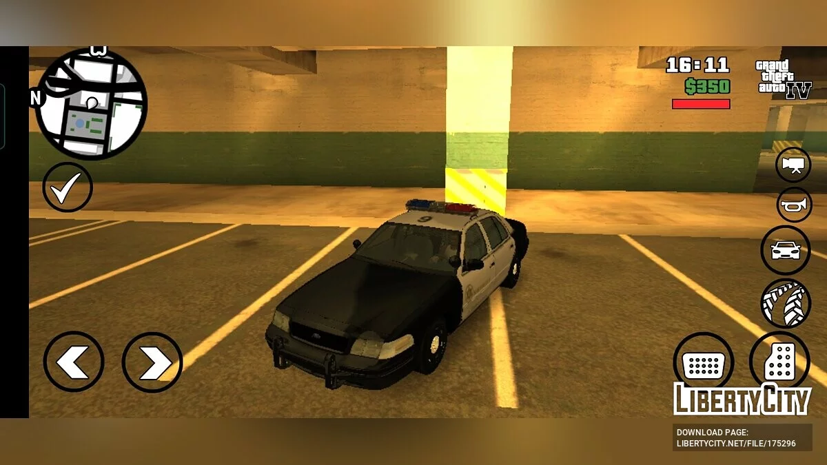 LASD Ford Crown Victoria / GTA San Andreas (iOS, Android)