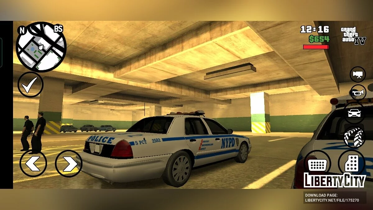 NYPD Crown Victoria 2009 / GTA San Andreas (iOS, Android)