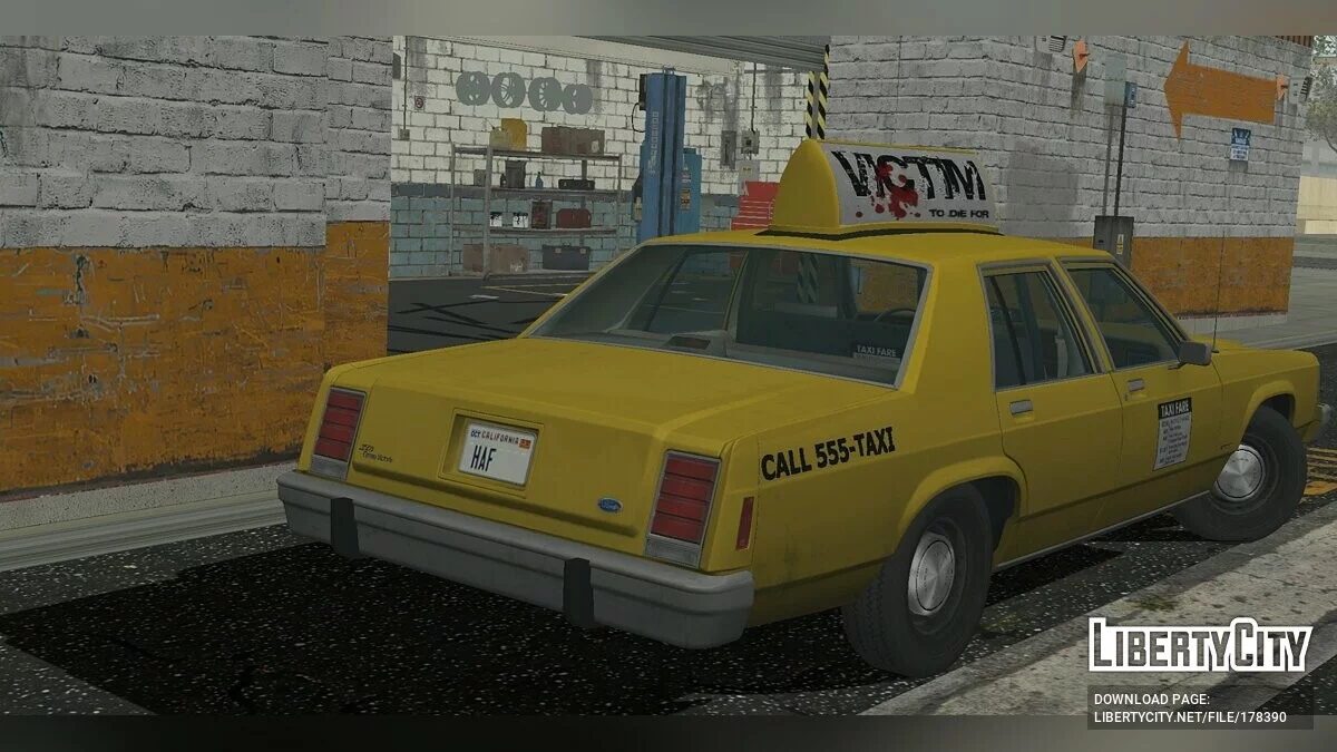 Ford LTD Crown Vic '87 Taksi / GTA San Andreas (iOS, Android)